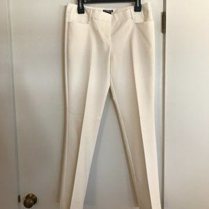 "Express Columnist Mid-Rise Pants Ivory"